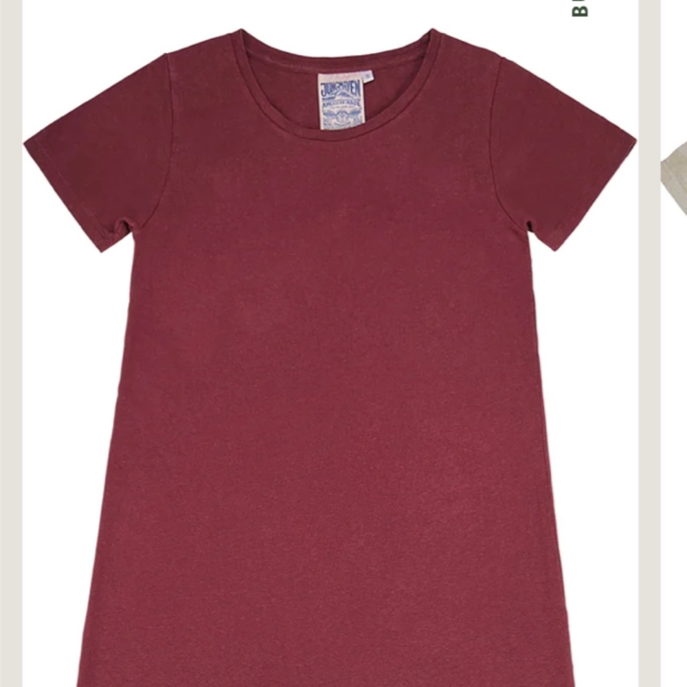 Jungmaven Rae Line dress burgundy